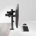 水平 ポール デュアル液晶モニターアーム AS-MABH07D