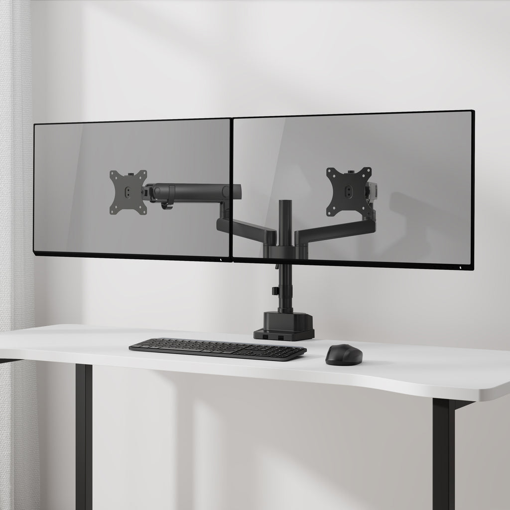 メカニカルスプリング式 デュアル液晶モニターアーム AS-MABM03D