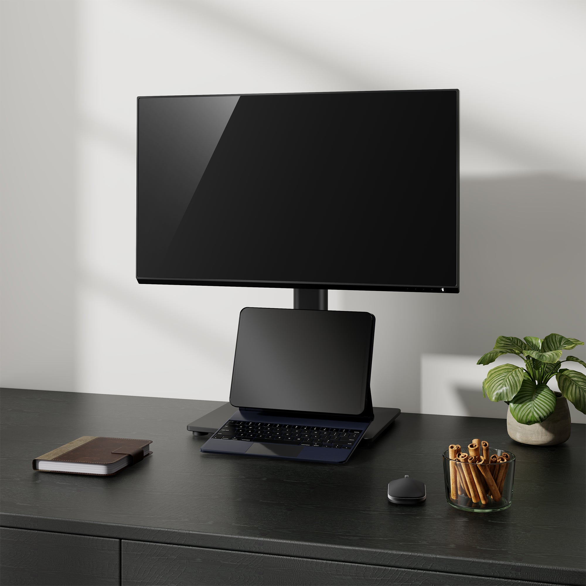 10段階調節 昇降液晶モニタースタンド AS-MABT06