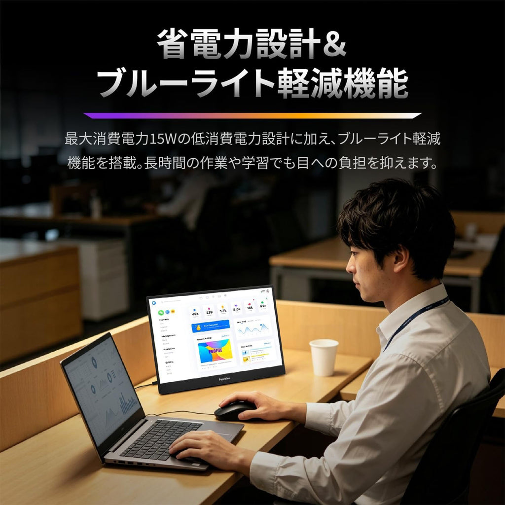 15.6インチ フルHD モバイル液晶モニター FSID16PMF0TI