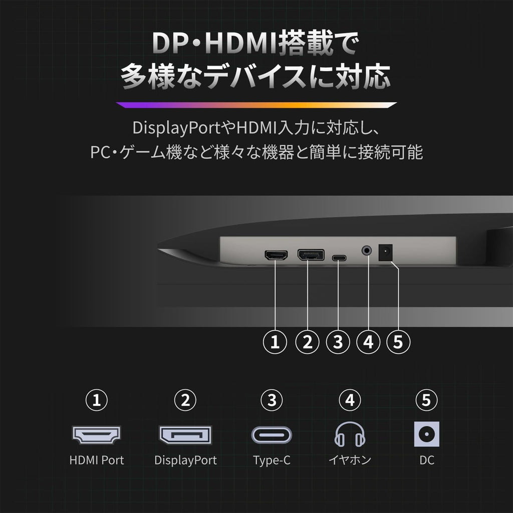 23.8インチ WQHD 液晶モニター FSID24CQ0EI