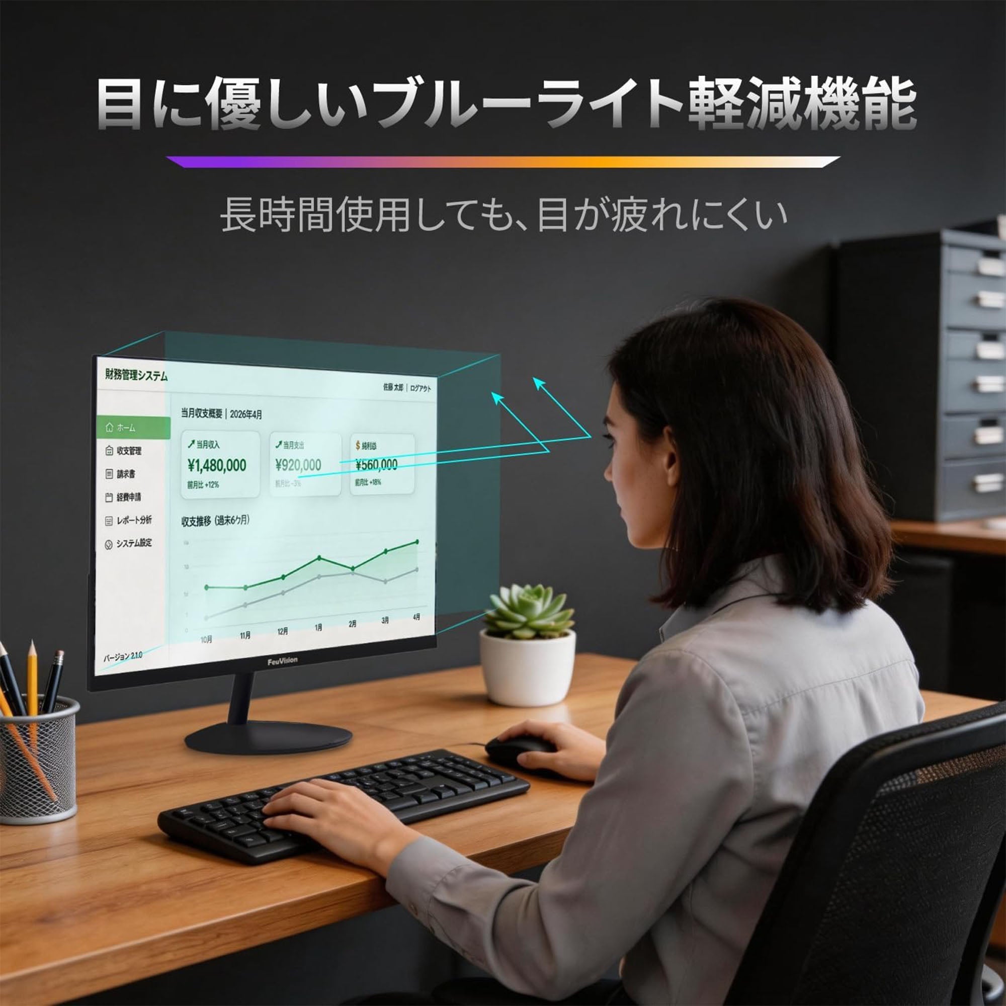 27インチ フルHD液晶モニター FSID27AF1